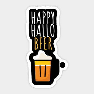 Happy hallo beer Sticker